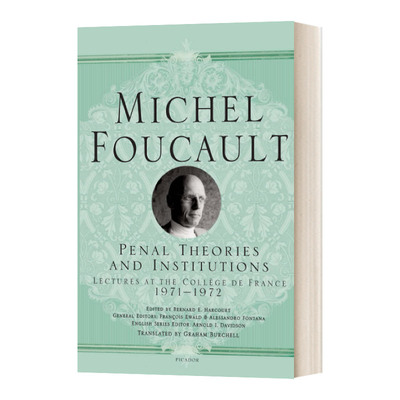 英文原版 Penal Theories And Institutions 刑罚理论和制度 法兰西学院演讲系列13 英文版 进口英语原版书籍