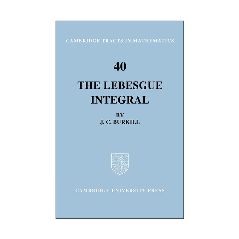 英文原版 The Lebesgue Integral 勒贝格积分 剑桥数学丛书系列 英文版 进口英语原版书籍
