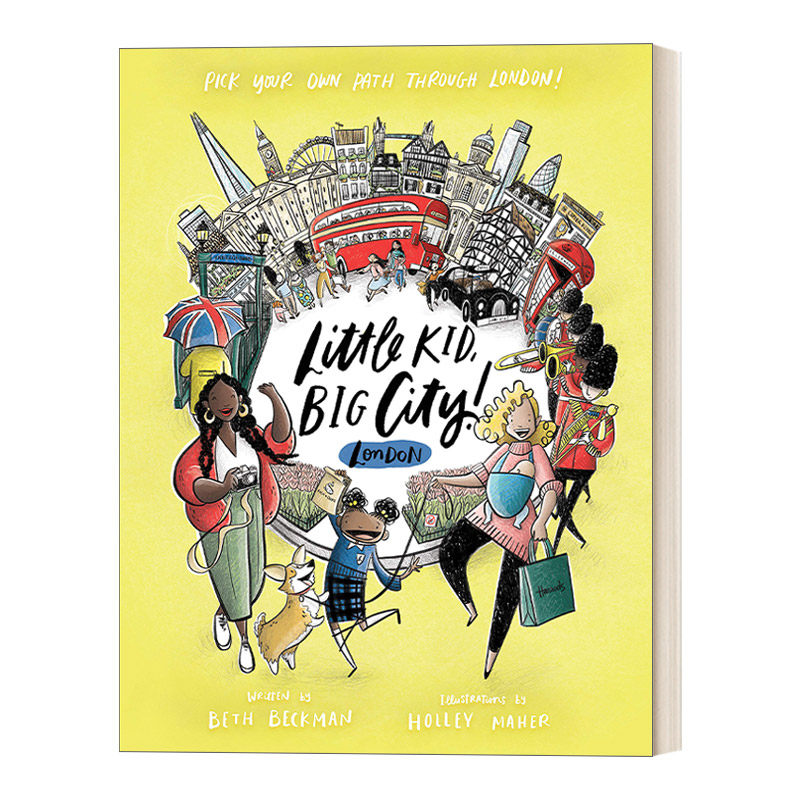 英文原版 Little Kid  Big City! London 小孩子 大城市系列 伦敦篇 旅游主题儿童科普百科 Beth Beckman 精装 英文版 进口英语原