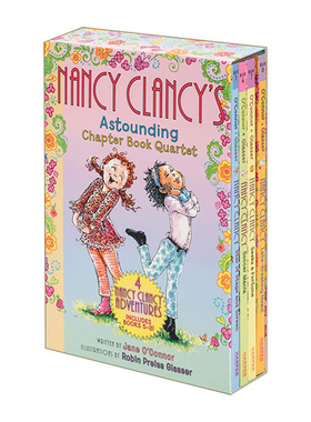 英文原版 Fancy Nancy Clancy's Astounding Chapter Book Quartet 漂亮的南希4册 初级章节桥梁书 英文版 进口英语原版书籍