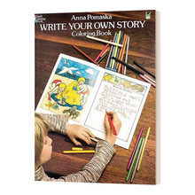 Write Your Own Story Coloring Book 边写故事边涂色书进口原版英文书籍