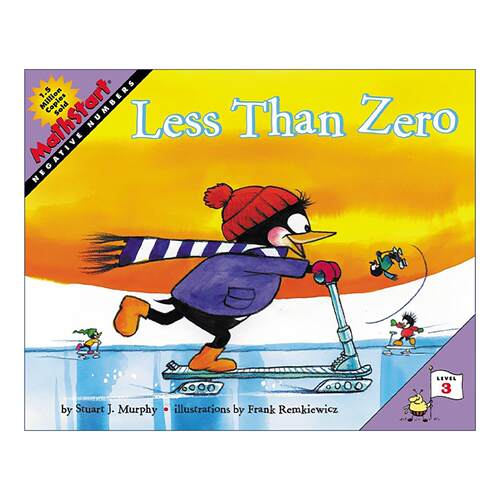 英文原版 Mathstart Level 3 Less Than Zero 数学启蒙绘本3级 英文版 进口英语原版书籍
