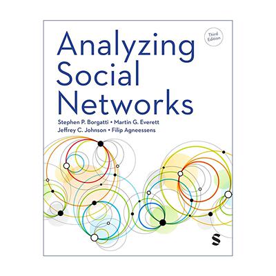 英文原版 Analyzing Social Networks 社交网络分析 第三版 Stephen P Borgatti 英文版 进口英语原版书籍