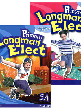 培生香港朗文小学英语教材 五年级学生用书套装 Pearson Primary Longman Elect 5A+5B 英文原版教材辅导书 进口英语书籍 Pearson