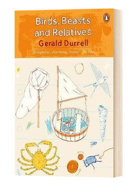 桃金娘森林宝藏 英文版 希腊三部曲2 Birds  Beasts and RelativesThe Corfu Trilogy 进口英语书籍 杰拉尔德达雷尔Gerald Durrell