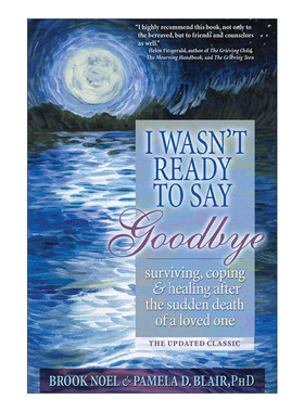 英文原版 I Wasn't Ready to Say Goodbye 我还没准备好说再见 爱人突然去世后的生存 应对和康复 更新版 Brook Noel 英文版