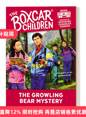 #61 The Growling Bear Mystery棚车少年61进口原版英文书籍