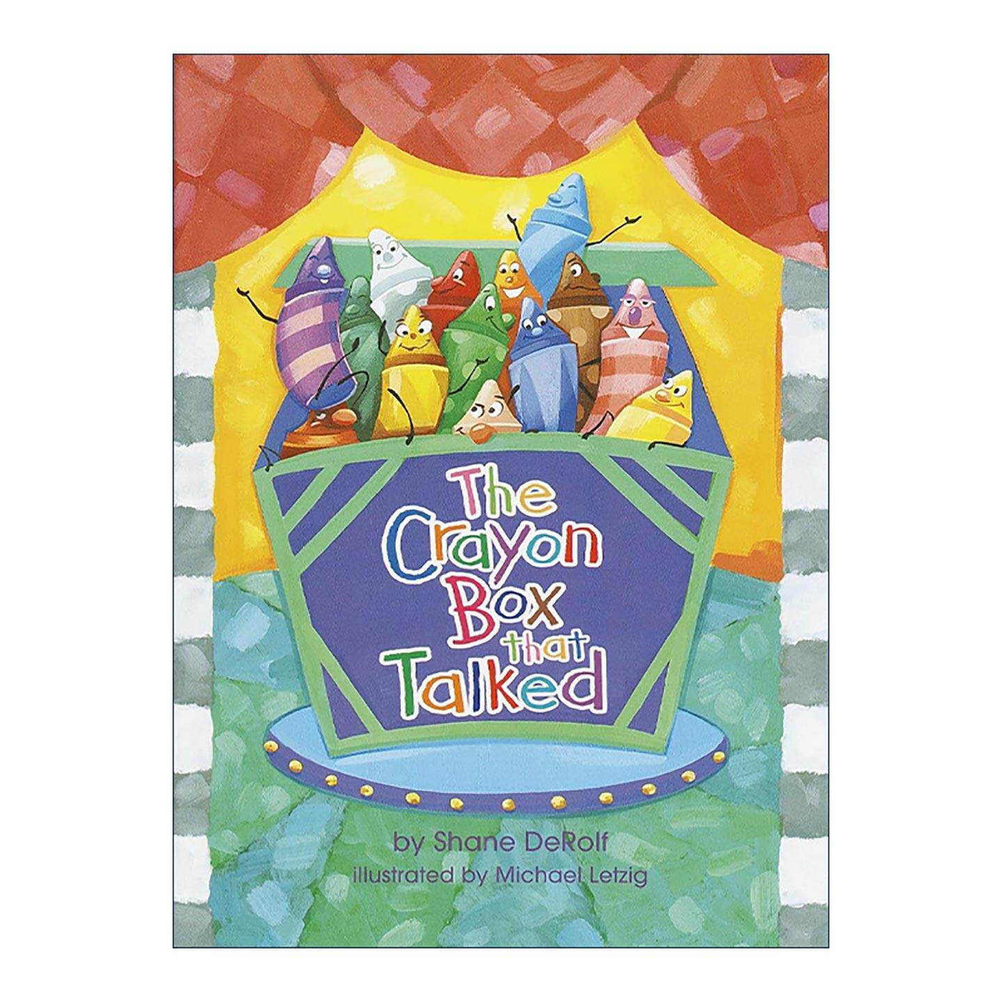 英文原版 The Crayon Box that Talked 会说话的蜡笔盒 欺凌与争吵 儿童精装绘本 Shane Derolf 英文版 进口英语原版书籍