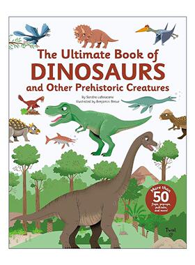 英文原版 The Ultimate Book of Dinosaurs and Other Prehistor 终极恐龙和史前生物之书 立体翻翻科普绘本 进口英语原版书籍