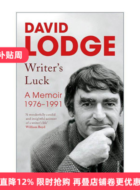 英文原版 Writer's Luck 作家的运气 戴维·洛奇文学评论回忆录 英文版 进口英语原版书籍