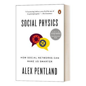 Social Physics 智慧社会：大数据与社会物理学进口原版英文书籍