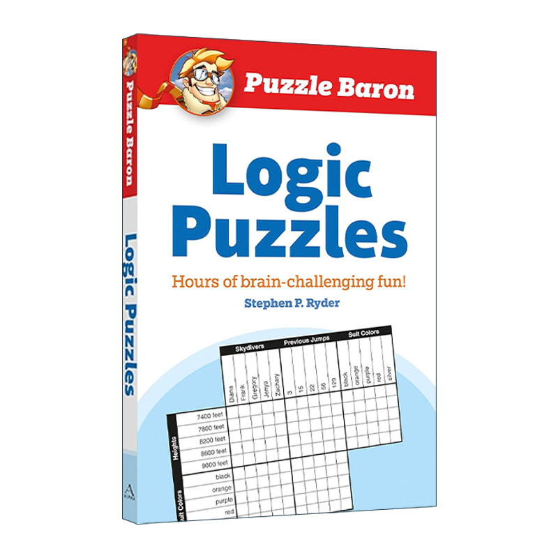 英文原版 Puzzle Baron's Logic Puzzles巴伦逻辑谜题益智游戏英文版进口英语原版书籍