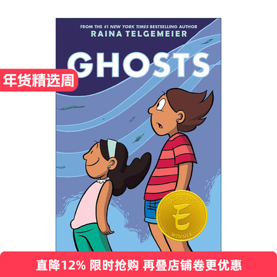 英文原版 Ghosts 幽灵 精装 Raina Telgemeier儿童漫画小说 英文版 进口英语原版书籍