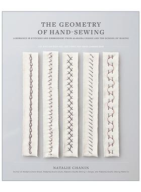 英文原版 The Geometry of Hand-Sewing 手工缝纫的几何学 制作学校的针线和刺绣的浪漫 插图指南 Alabama Chanin创始人Natalie