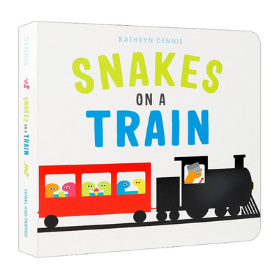 Snakes on a Train 毒蛇列车 纸板书进口原版英文书籍