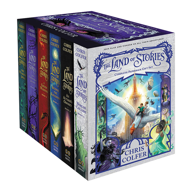 英文原版 The Land of Stories Complete Gift Set 异世界童话之旅6册盒装 奇幻文学 儿童文学小说 8-12岁 英文版 进口英语书籍