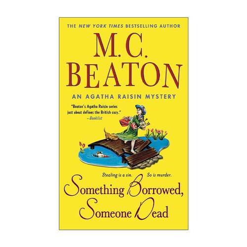 英文原版 Something Borrowed Someone Dead 借来的东西 死了的人 阿加莎·瑞森探案集 英文版 进口英语原版书籍