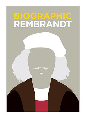 英文原版 Biographic Rembrandt 伦勃朗 荷兰画家 信息图表式精装名人传记 英文版 进口英语原版书籍