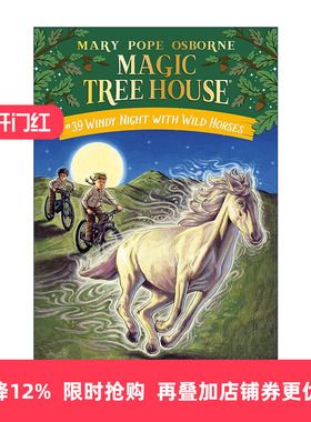 英文原版 Windy Night with Wild Horses Mth39 风夜野马 神奇树屋39 精装 英文版 进口英语原版书籍