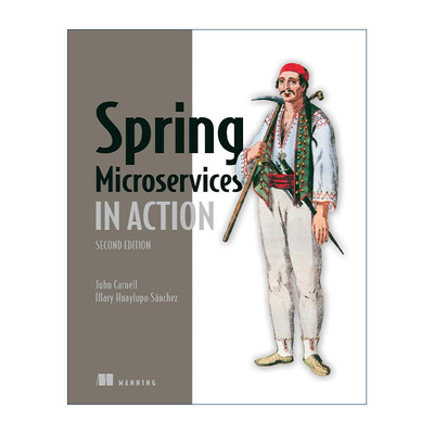 英文原版 Spring Microservices in Action  Second Edition Spring微服务实战 第2版 英文版 进口英语原版书籍