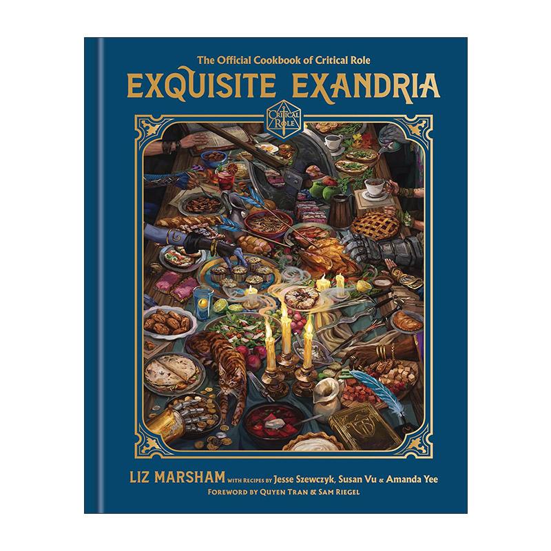 英文原版 Exquisite Exandria 精致的Exandria 关键角色官方食谱 精装 Liz Marsham 英文版 进口英语原版书籍 - 实物图