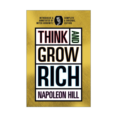 英文原版 Think and Grow Rich 思考致富 完整原始签名版 Napoleon Hill拿破仑·希尔 英文版 进口英语原版书籍