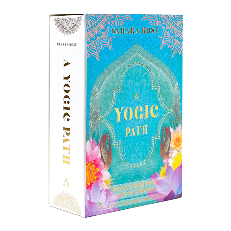 英文原版 A Yogic Path Oracle Deck and Guidebook 瑜伽之路神谕牌和指南 纪念品盒套装 英文版 进口英语原版书籍