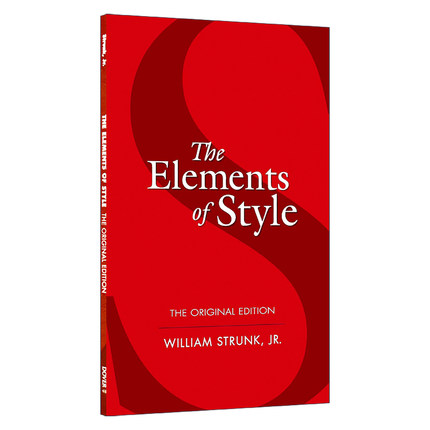 英文原版 The Elements of Style Dover Language Guides 风格的要素 原始版 经典写作指南 英文版进口英语工具书
