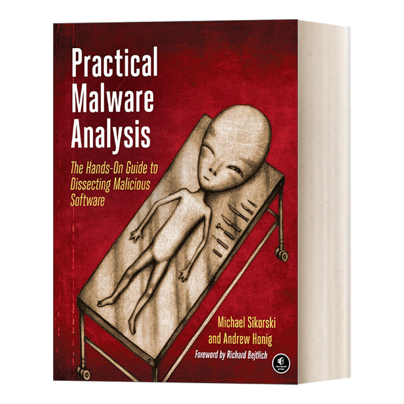 英文原版 Practical Malware Analysis 恶意代码分析实战 计算机 豆瓣高分推荐 Michael Sikorski 英文版 进口英语原版书籍