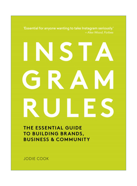 英文原版 Instagram Rules Instagram规则 网络社交媒体品牌业务与社群建立指南 英文版 进口英语原版书籍