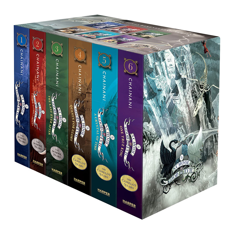 英文原版 The School for Good and Evil The Complete Series 善恶魔法学院1-6套装 儿童奇幻小说 英文版 进口英语原版书籍