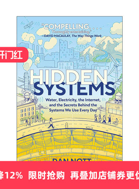 英文原版 Hidden Systems 城市运转的秘密 水 电 互联网背后的故事 儿童科普漫画 丹·诺特 英文版 进口英语原版书籍