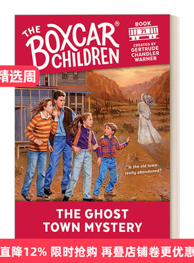 #71 The Ghost Town Mystery棚车少年71进口原版英文书籍