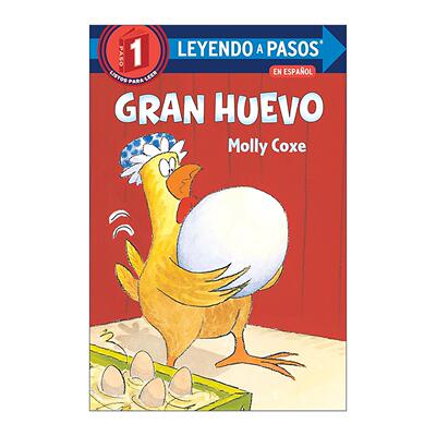 原版 Step into Reading 1 Gran huevo Big Egg Spanish Edition 巨蛋 西班牙语版 Molly Coxe 进口原版书籍