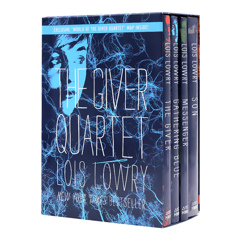 The Giver Quartet Boxed Set Lois Lowry  记忆传授人 四部曲套装进口原版英文书籍