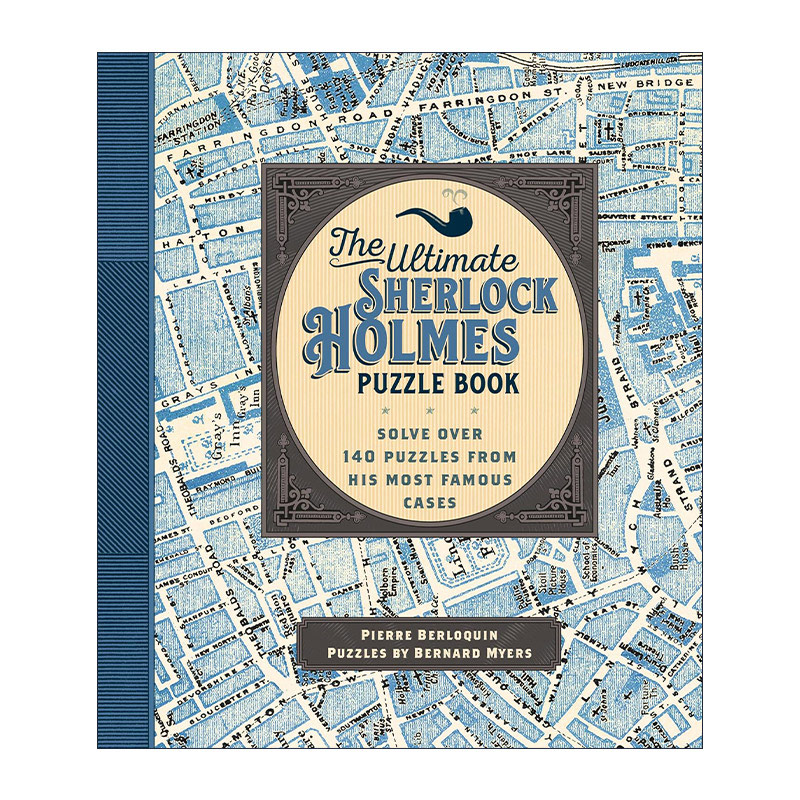 英文原版 The Ultimate Sherlock Holmes Puzzle Book 福尔摩斯谜题集 解开140多个案件谜题 英文版 进口英语原版书籍