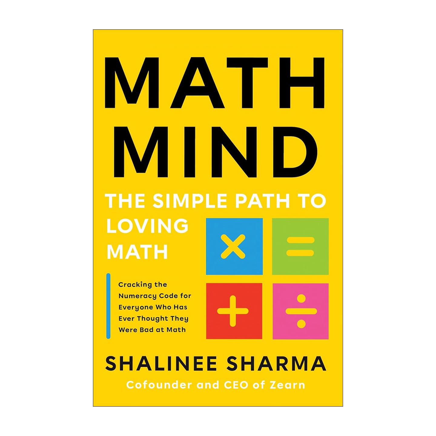 英文原版 Math Sense 数学思维 爱上数学的简单之路 教育 学习方法 精装 Shalinee Sharma 英文版 进口英语原版书籍
