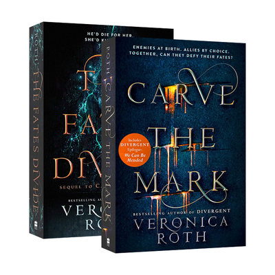 Carve the Mark 死亡刻痕2册 维罗尼卡·罗斯 分歧者系列作者 英版进口原版英文书籍