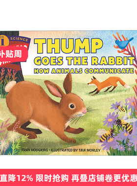 英文原版 Let's Read and Find Out 1 Thump Goes the Rabbit 自然科学启蒙L1 动物们怎么交流 英文版 进口英语原版书籍