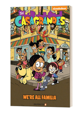 英文原版 The Casagrandes 1 We're All Familia 喧闹一家亲外传 The Loud House 儿童全彩幽默漫画 英文版 进口英语原版书籍