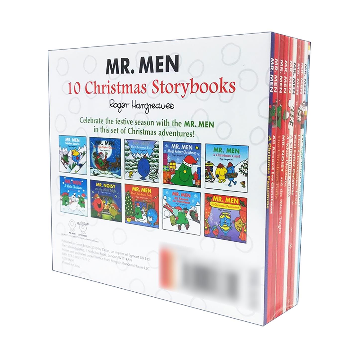 英文原版 Mr Men Christmas Shrinkwrap 奇先生妙小姐 大开本圣诞系列绘本10册套装 英文版 进口英语原版书籍