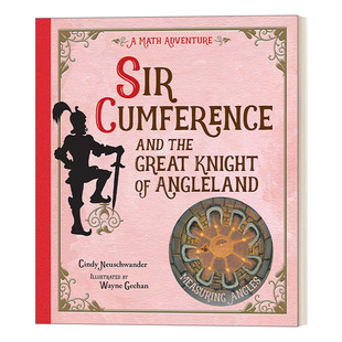少儿课外阅读 Cumference Great the 英文原版 STEM 绘本图画书 盎格鲁骑士 and 圆周骑士与伟大 Angleland 英文版 Knight Sir
