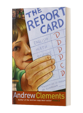 The Report Card 成绩单 Andrew Clements 精装进口原版英文书籍