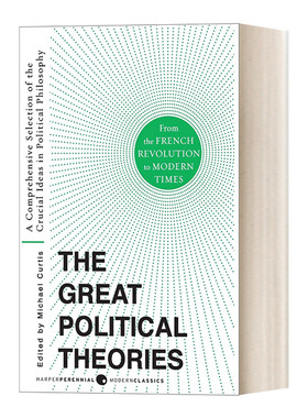 英文原版 The Great Political Theories V.2 伟大的政治理论 卷二 美国政治哲学 AP比较政府与政治读物 英文版 进口英语原版书籍