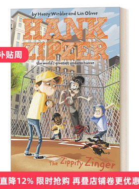 英文原版 Hank Zipzer 04 The Zippity Zinger 汉克历险记4 汉克的有力回击 青少年幽默搞笑校园成长章节小说 Henry Winkler