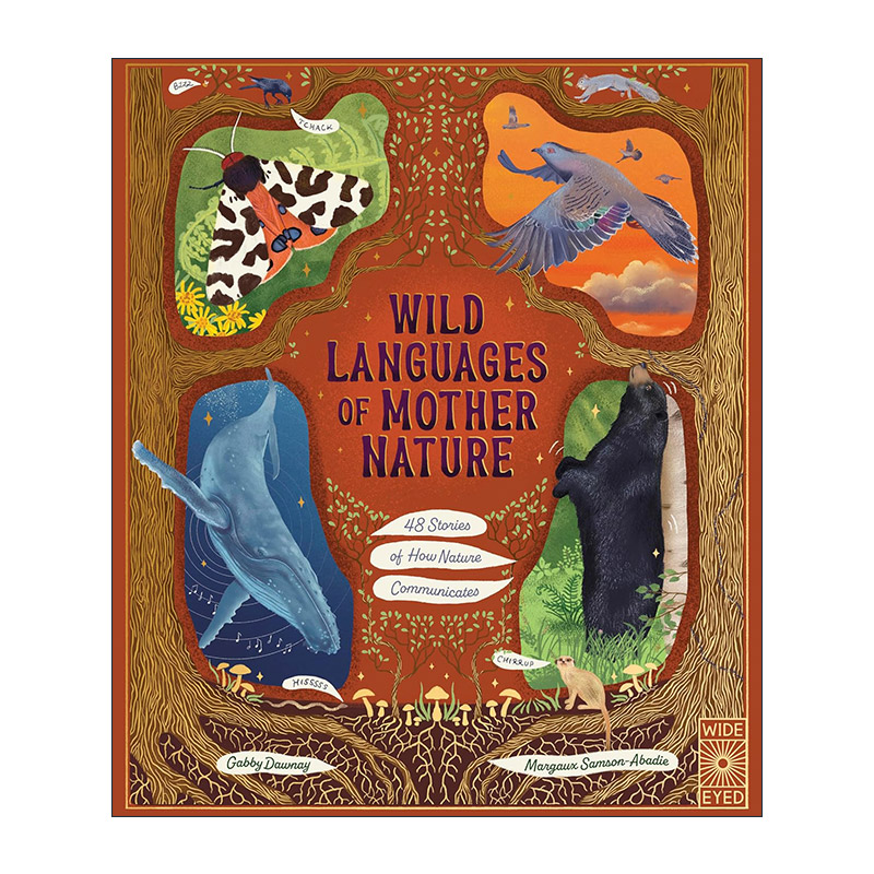 英文原版 Wild Languages of Mother Nature 大自然母亲的语言 动物和植物如何沟通 儿童科普百科精装读物 进口英语原版书籍