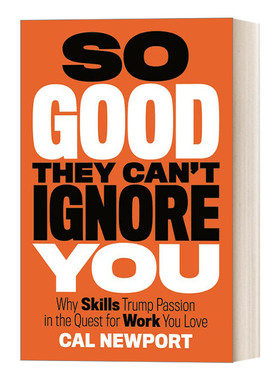 So Good They Can't Ignore You 优秀到让人无法忽视 精装进口原版英文书籍