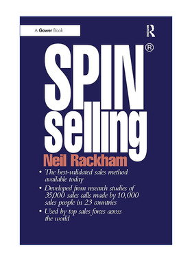 SPIN®-Selling 销售巨人 大订单销售手册 SPIN销售法 尼尔雷克汉姆进口英文原版书籍