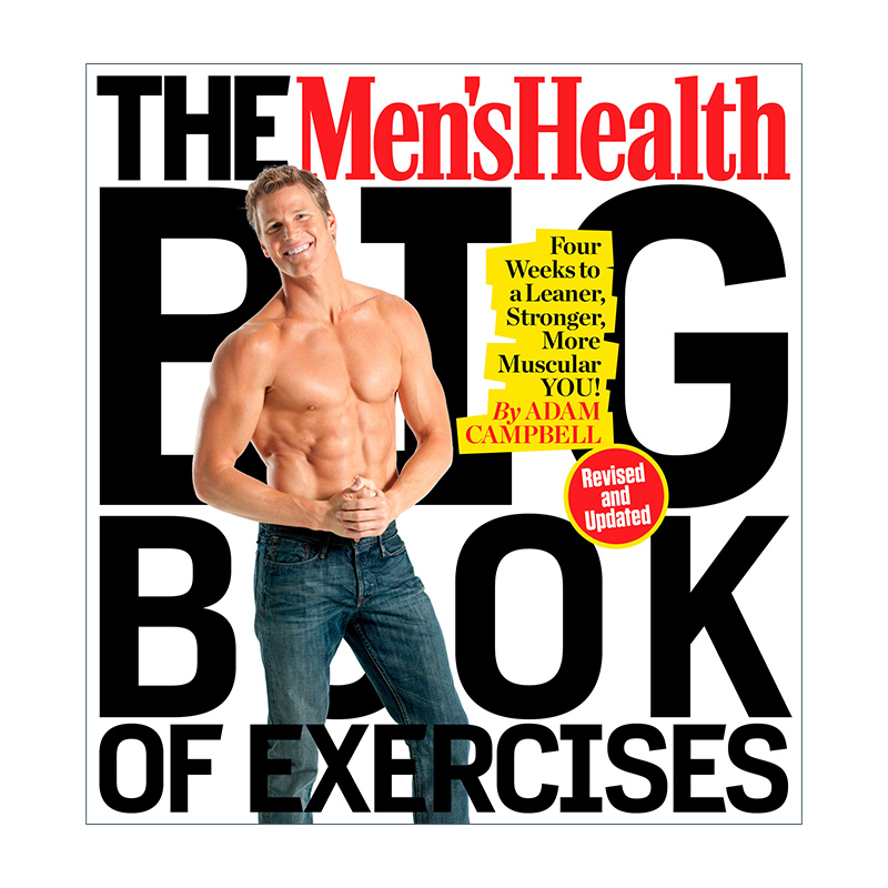 英文原版 The Men's Health Big Book of Exercises 男性健身指南 四周练出一身肌肉 Adam Campbell 英文版 进口英语原版书籍