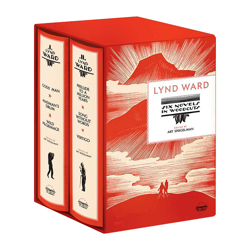 Lynd Ward: Six Novels in Woodcuts林德·沃德:六部木刻小说盒套装进口原版英文书籍